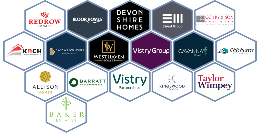 Developers we work with logos